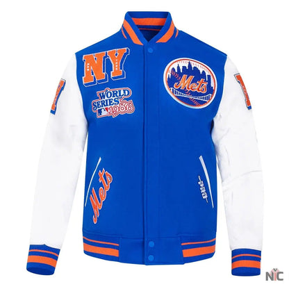 New York Mets Mashup Varsity Jacket Clanton Jacket