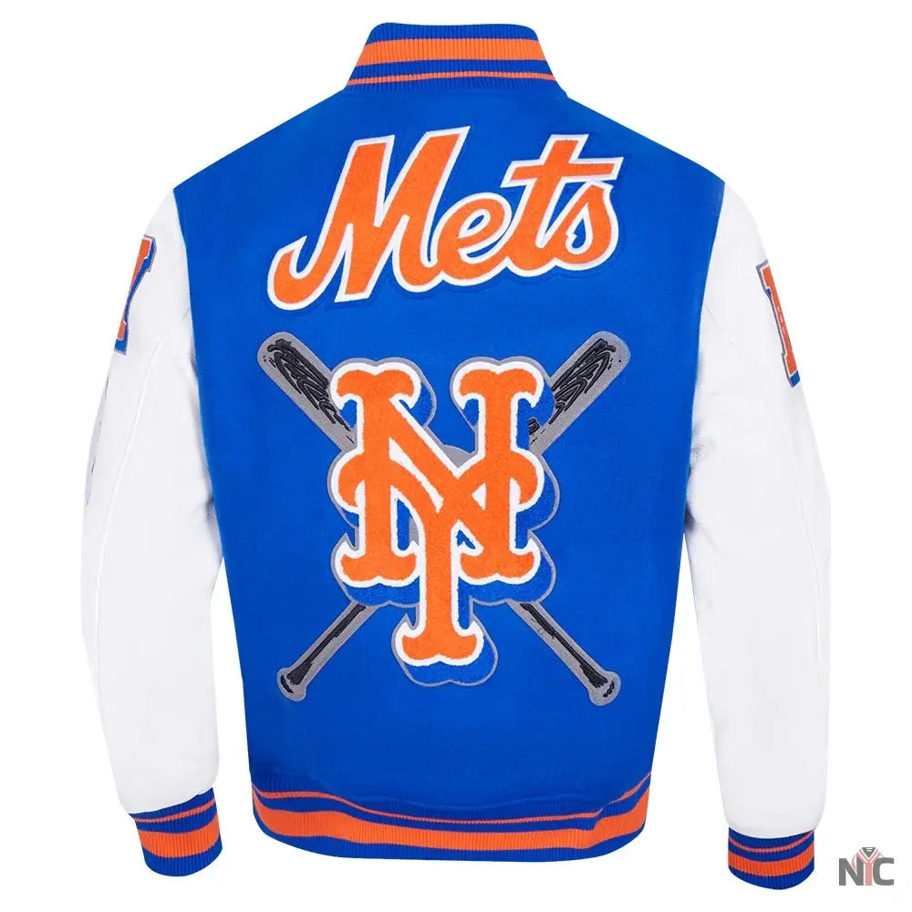 New York Mets Mashup Varsity Jacket Clanton Jacket
