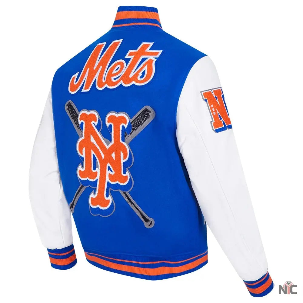 New York Mets Mashup Varsity Jacket Clanton Jacket