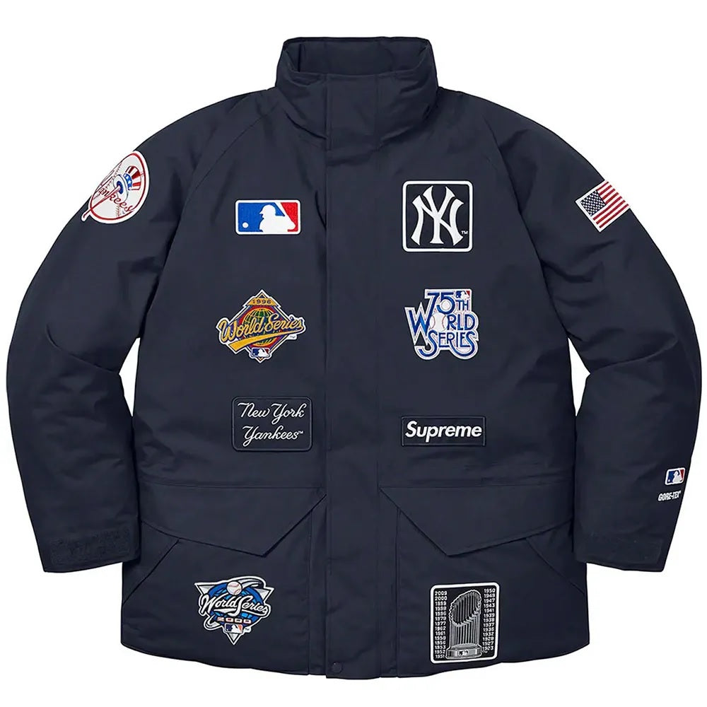 New York Yankees Down Jacket - side view