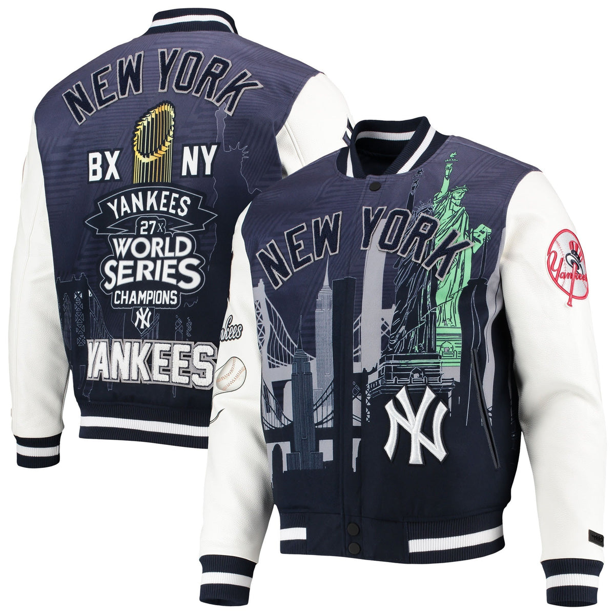 New York Yankees World Series Jacket - side view