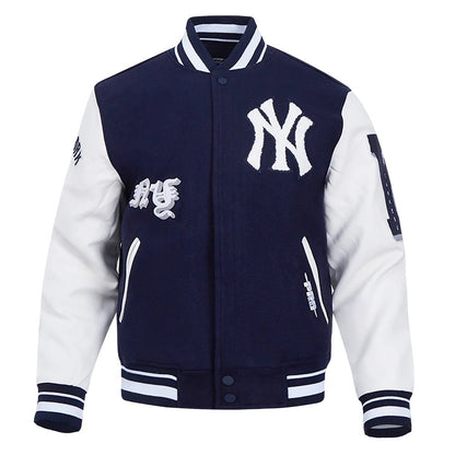 New York Yankees Old English Wool Varsity Jacket