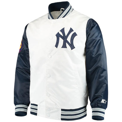 New York Yankees The Legend White Satin Jacket - alternate view