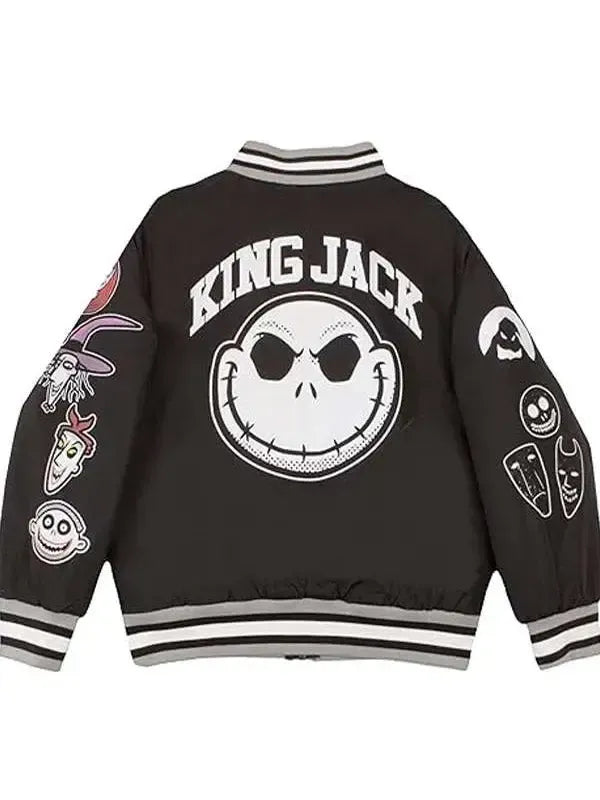 Nightmare Before Christmas Black Varsity Jacket
