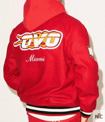 OVO Miami Heat Varsity Jacket Clanton Jacket