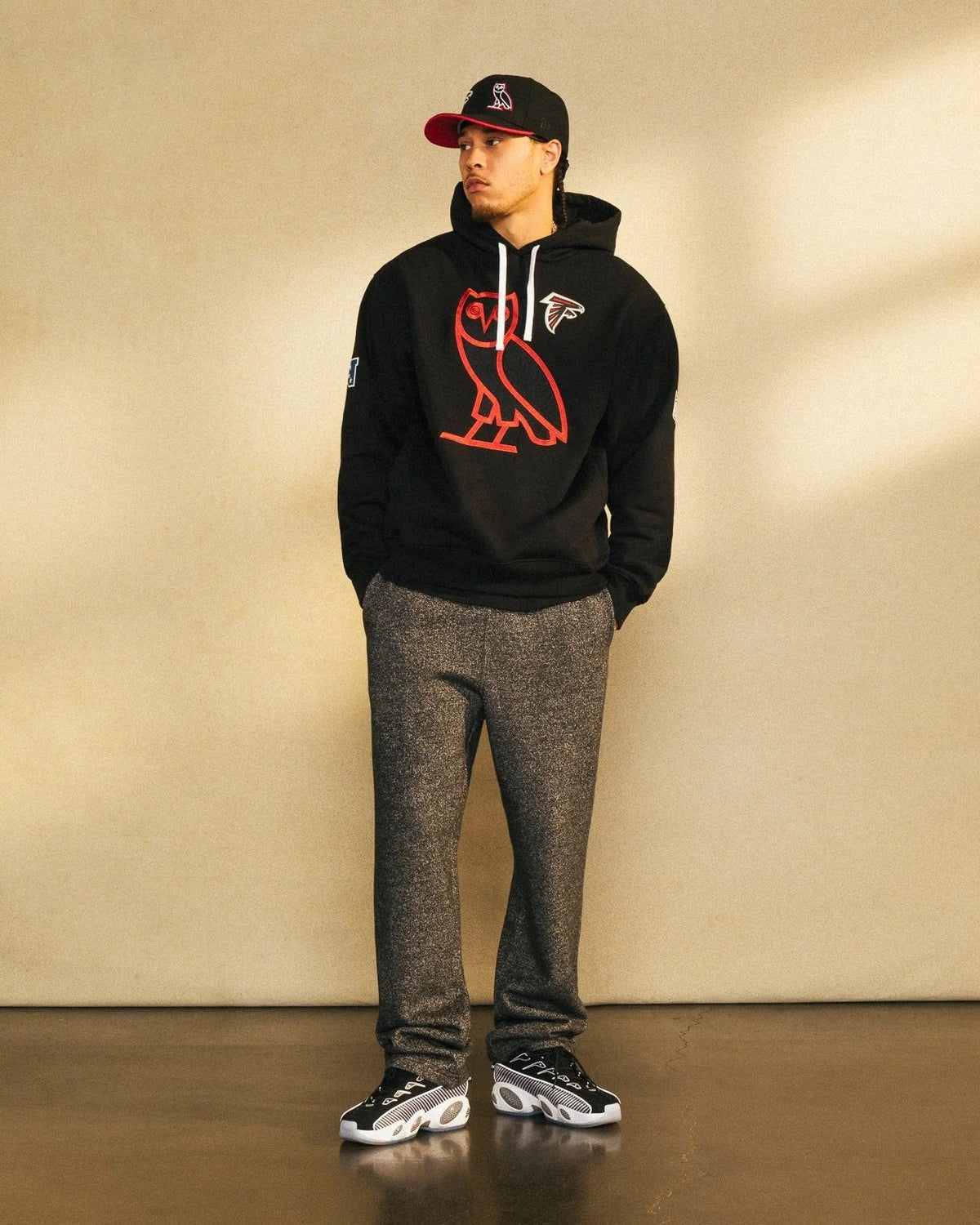 OVO NFL Atlanta Falcons Hoodie - side view