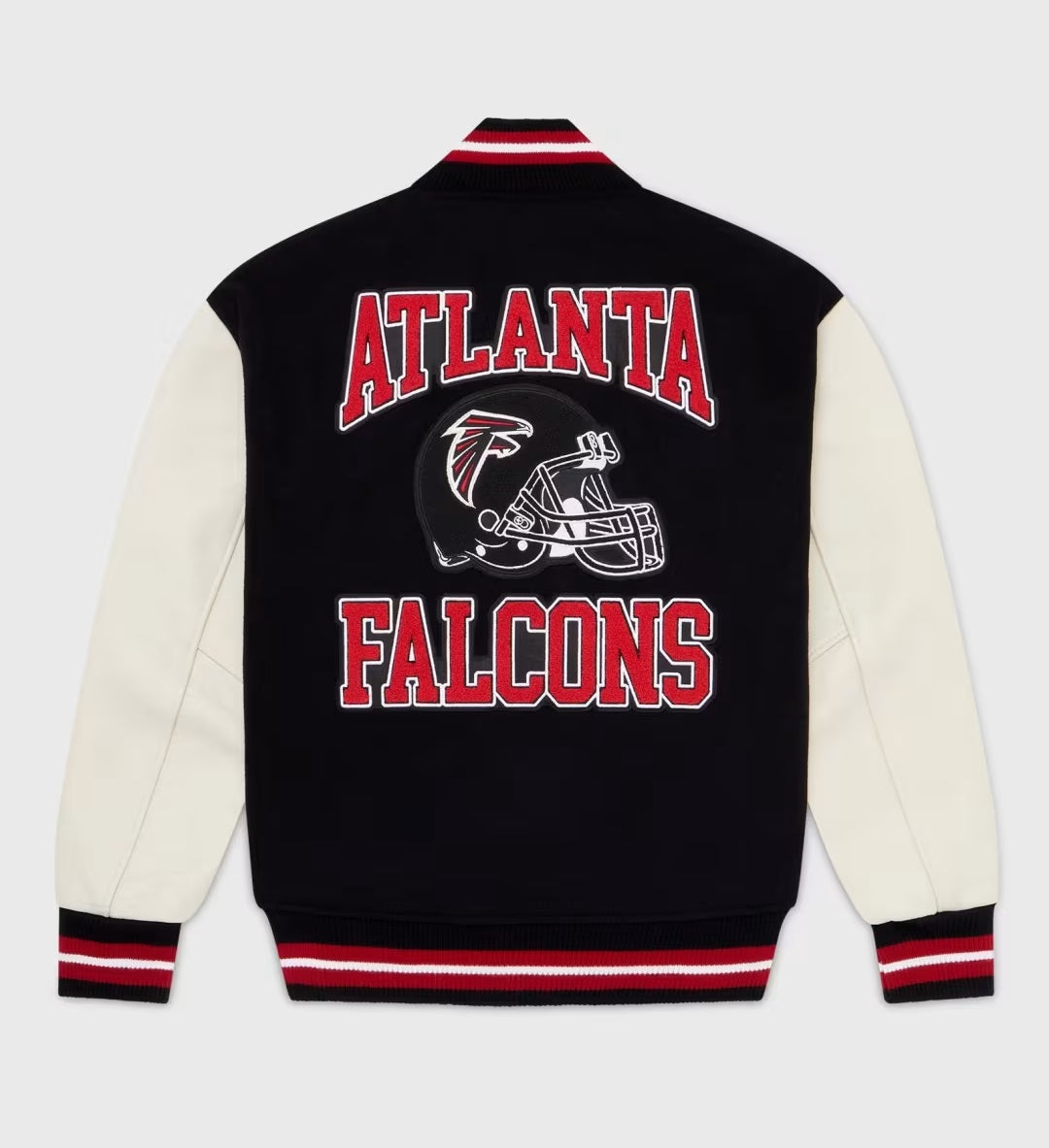 OVO x NFL Atlanta Falcons Varsity Jacket - back view