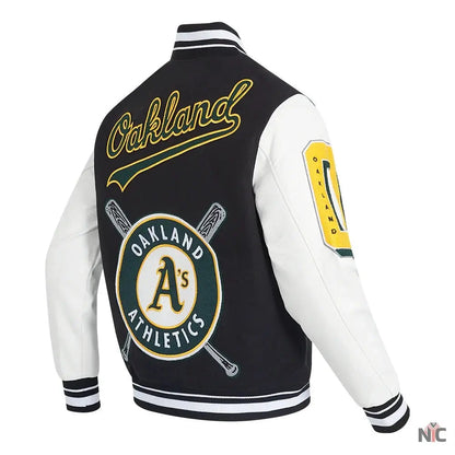 Oakland Athletics Mashup Varsity Jacket Clanton Jacket