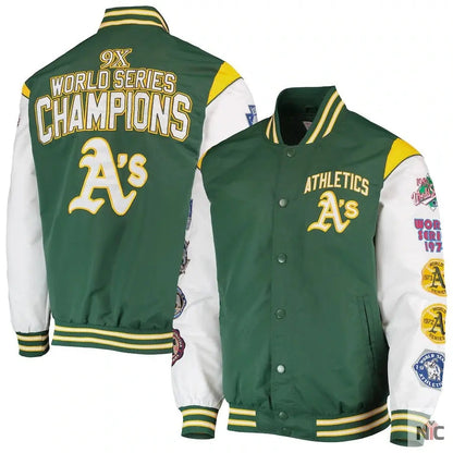 Oakland Athletics World series Champions Jacket Clanton Jacket