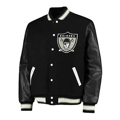 Oakland Raiders Letterman Varsity Jacket