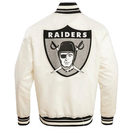 Oakland Raiders Retro Classic Rib Jacket