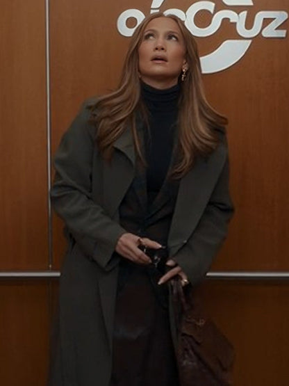 Office Romance 2026 Jennifer Lopez Black Coat WorthVee