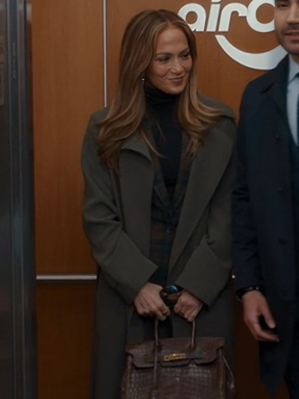 Office Romance 2026 Jennifer Lopez Black Coat WorthVee