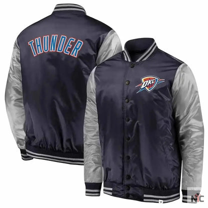 Oklahoma City Thunder Starter Satin Jacket Clanton Jacket