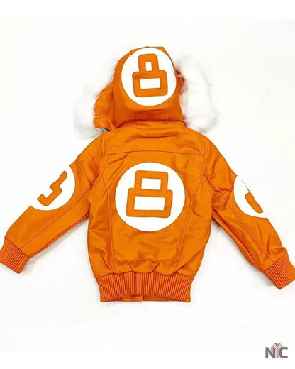 Orange 8 Ball Robert Phillipe Jacket Clanton Jacket