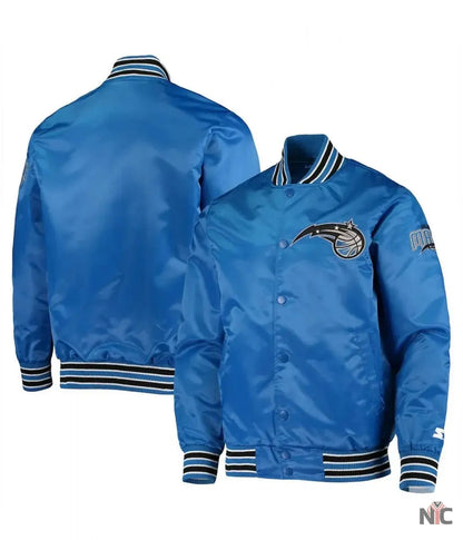 Orlando Magic The Diamond Classic Blue Bomber Jacket Clanton Jacket