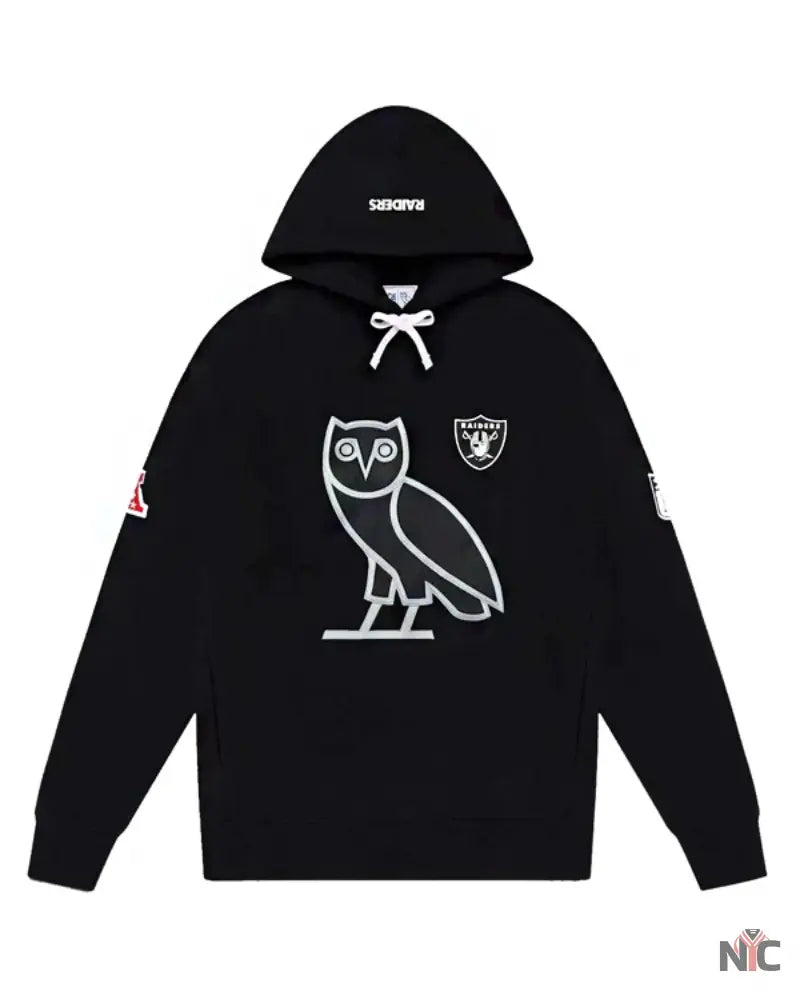 Ovo Nfl Raiders Owl Hoodie Clanton Jacket