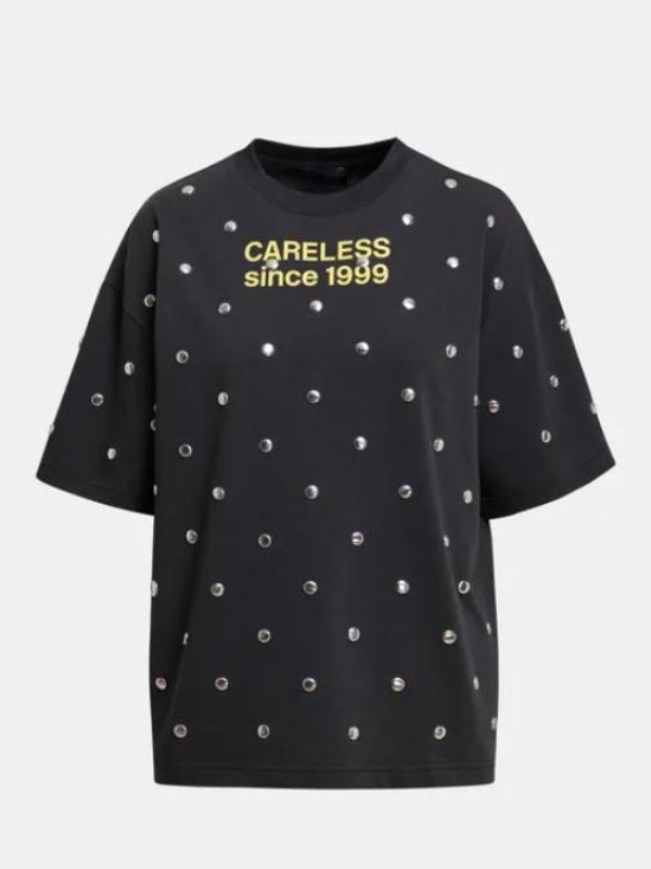 Passadeira Vermelha Liliana Campos Careless Embellish T-Shirt - view 2