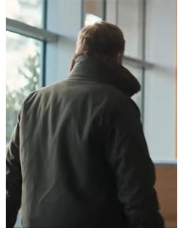 Paul Bettany VisionQuest Vision Brown Fur Collar Jacket - front view
