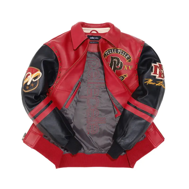 Pelle Pelle Panther Red Jacket - side view