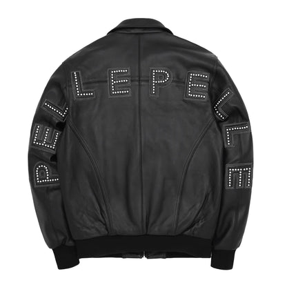 Pelle Pelle Basic Burnish Black Jacket - back view