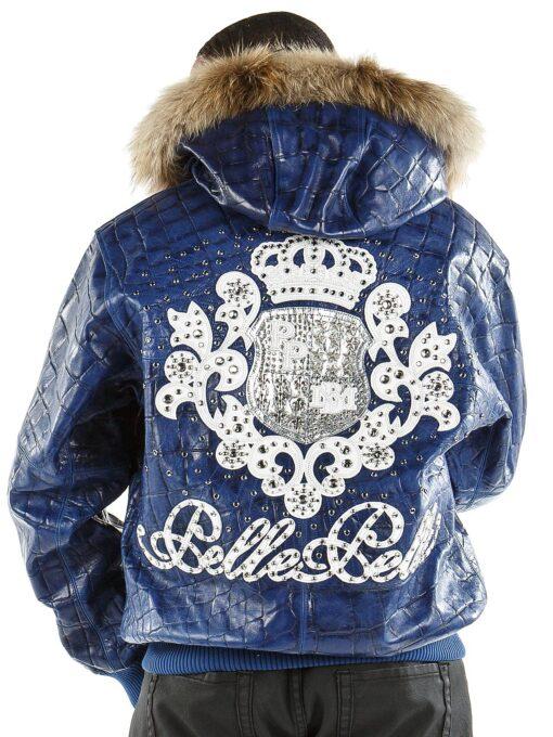 Pelle Pelle Crest Blue Leather Jacket