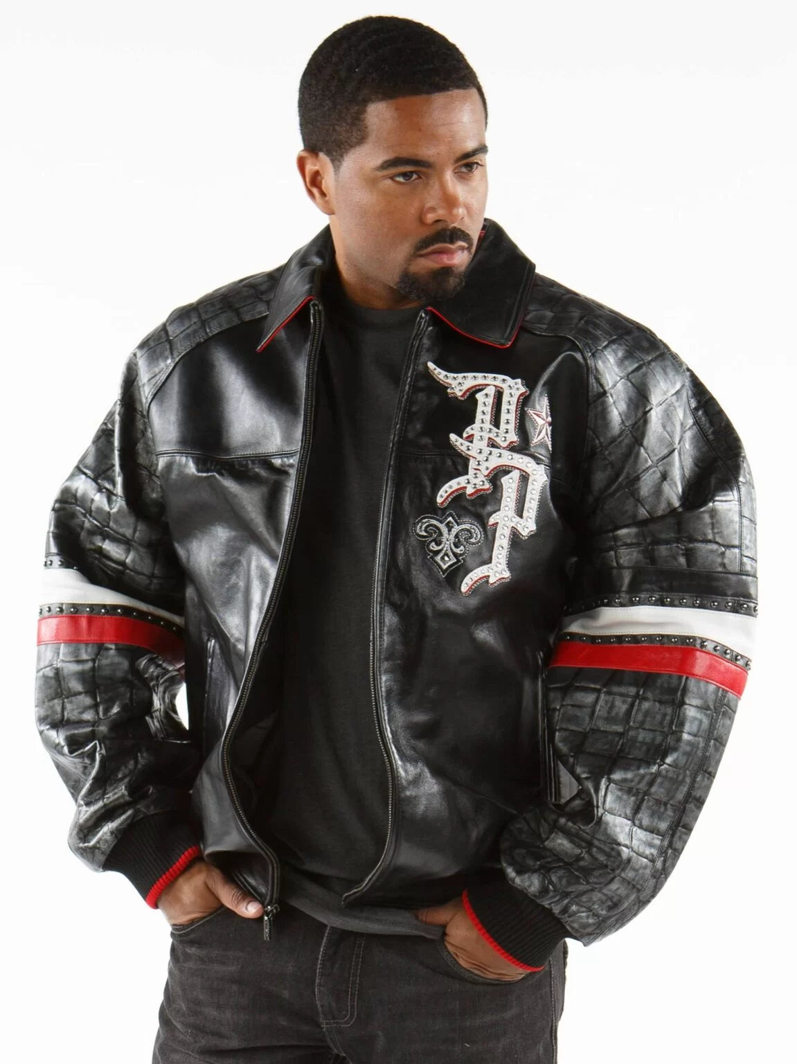 Pelle Pelle Highest Caliber Black Leather Jacket - back view