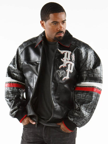 Pelle Pelle Highest Caliber Black Leather Jacket - back view