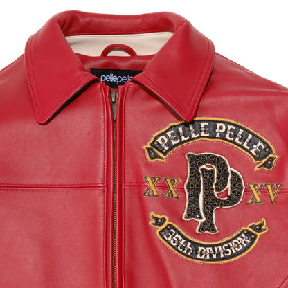 Pelle Pelle Panther Red Jacket - detail view