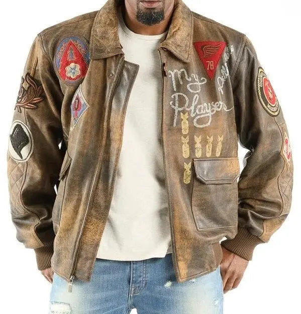 Pelle Pelle Make It Rain Bomber Jacket Clanton Jacket