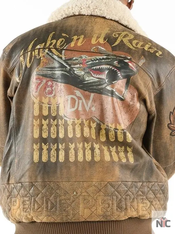 Pelle Pelle Make It Rain Bomber Jacket Clanton Jacket