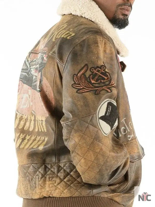 Pelle Pelle Make It Rain Bomber Jacket Clanton Jacket