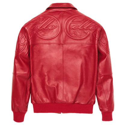 Pelle Pelle Puff Plush Red Jacket - back view
