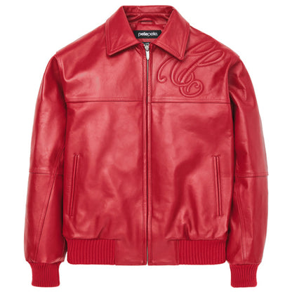 Pelle Pelle Puff Plush Red Jacket