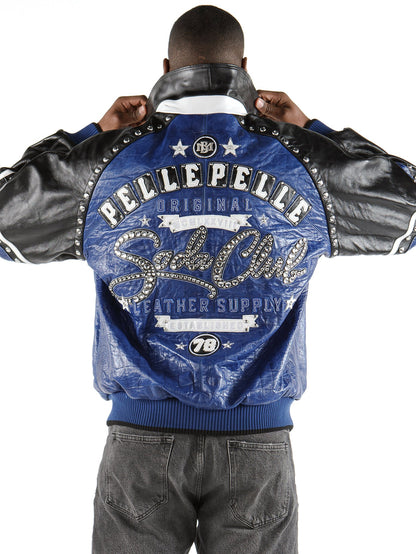 Pelle Pelle Soda Club Leather Jacket - back view