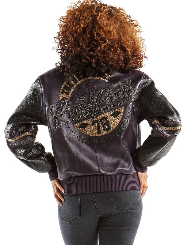 Women's Pelle Pelle Purple Leather Jacket