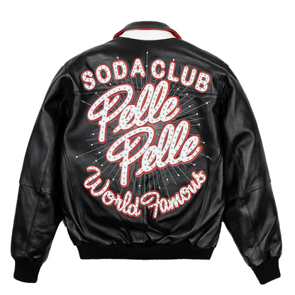 Pelle Pelle Soda Club World Famous Black Jacket