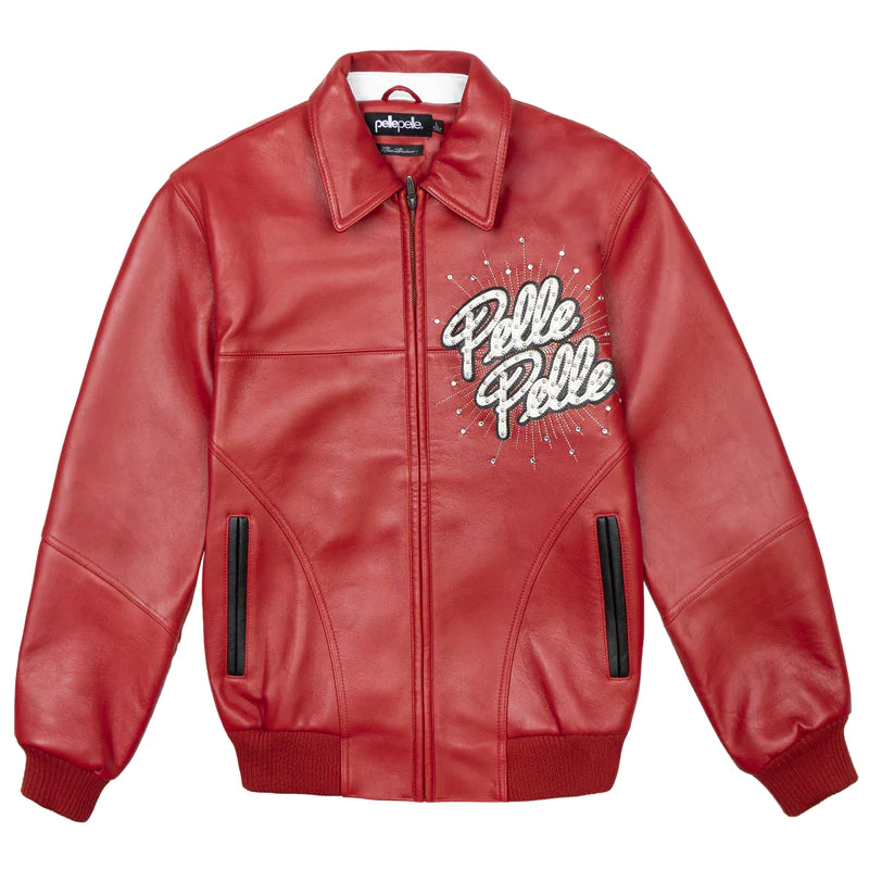 Pelle Pelle Soda Club World Famous Red Jacket - side view