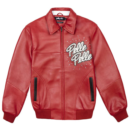 Pelle Pelle Soda Club World Famous Red Jacket - side view