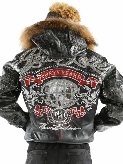 Pelle Pelle World Tour 1978 Leather Jacket - back view