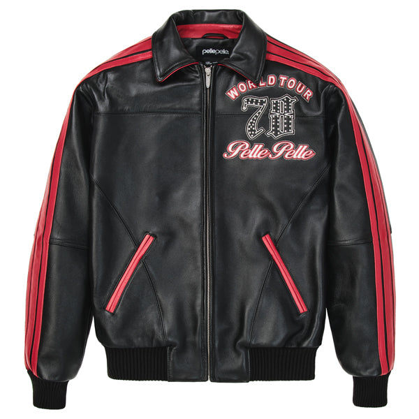 Pelle Pelle Red World Tour Black Jacket