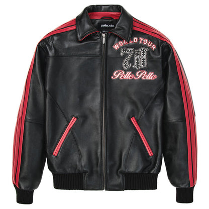 Pelle Pelle Red World Tour Black Jacket