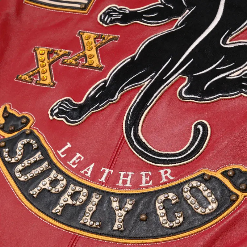 Pelle Pelle Panther Red Jacket - alternate view