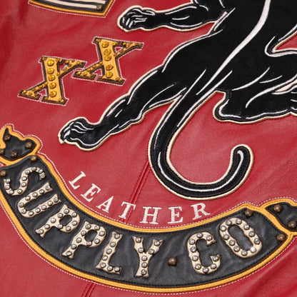 Pelle Pelle Panther Red Jacket - alternate view