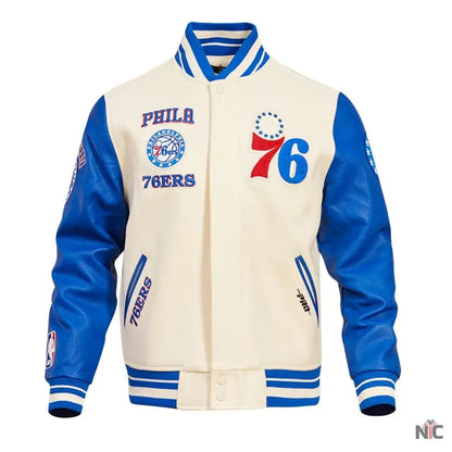 Philadelphia 76ers Retro Classic Varsity Jacket Clanton Jacket