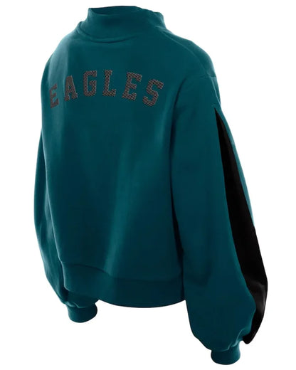 Eagles Mock Neck Sweatshirt