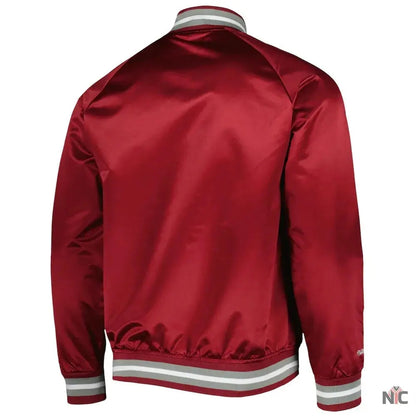 Philadelphia Phillies Satin Raglan Full-Snap Jacket Clanton Jacket