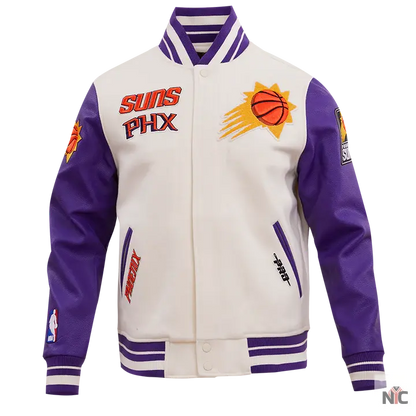Phoenix Suns Retro Classic Rib Wool Varsity Jacket Clanton Jacket