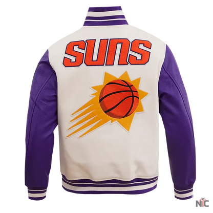 Phoenix Suns Retro Classic Rib Wool Varsity Jacket Clanton Jacket