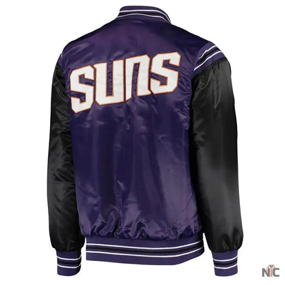 Phoenix Suns The Enforcer Varsity Satin Jacket Clanton Jacket